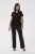 Kaffe Curve Jena V-Neck Tricou Negru intens - Tricouri - 