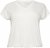 Kaffe Curve Jena V-Neck Tricou Chalk - Tricouri - 