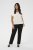 Kaffe Curve Jena V-Neck Tricou Chalk - Tricouri - 