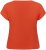 Kaffe Curve Jena V-Neck T-Shirt Grenadine Red - Tricouri - 