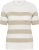 Kaffe Curve Lizzy Striped Pullover Chalk/Feather Grey Bold Stripe - Tricouri - 