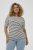 Kaffe Curve Lia Flower T-Shirt Chalk/Deep Black - Tricouri - 