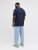 Jack & Jones Brandon T-Shirt Blue - Tricouri - Tricouri Bărbați Mărimi Mari