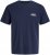 Jack & Jones Brandon T-Shirt Blue - Tricouri - Tricouri Bărbați Mărimi Mari
