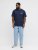 Jack & Jones Brandon T-Shirt Blue - Tricouri - Tricouri Bărbați Mărimi Mari