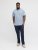 Jack & Jones Brandon T-Shirt Celestial Blue - Tricouri - Tricouri Bărbați Mărimi Mari