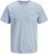 Jack & Jones Brandon T-Shirt Celestial Blue - Tricouri - Tricouri Bărbați Mărimi Mari