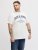 Jack & Jones Edenver T-Shirt White - Tricouri - Tricouri Bărbați Mărimi Mari