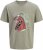 Jack & Jones King Crew Neck T-Shirt Grey - Tricouri cu imprimeu - Tricouri cu imprimeu mărimi mari