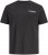 Jack & Jones Oscar T-Shirt Black - Tricouri cu imprimeu - Tricouri cu imprimeu mărimi mari