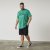 North Latitude 61135 Tricou Cu Imprimeu Verde - Tricouri - Tricouri Bărbați Mărimi Mari