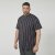 North Latitude 61319 Tricou În Dungi Negru - Tricouri - Tricouri Bărbați Mărimi Mari