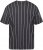 North Latitude 61319 Tricou În Dungi Negru - Tricouri - Tricouri Bărbați Mărimi Mari