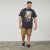 North Latitude 61360 Tricou Cu Imprimeu Negru - Tricouri - Tricouri Bărbați Mărimi Mari