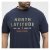 North Latitude Logo T-Shirt Navy - Tricouri - Tricouri Bărbați Mărimi Mari
