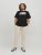 Jack & Jones Logan T-Shirt Black - Tricouri - Tricouri Bărbați Mărimi Mari