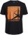 Jack & Jones Conrad T-Shirt Black - Tricouri - Tricouri Bărbați Mărimi Mari