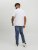 Jack & Jones Conrad T-Shirt White - Tricouri - Tricouri Bărbați Mărimi Mari