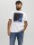Jack & Jones Conrad T-Shirt White - Tricouri - Tricouri Bărbați Mărimi Mari