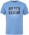 North Latitude Denim Printed Logo T-Shirt Dusty Blue TALL - TALL T-shirts - Tricouri pentru Bărbați Înalți