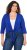 Ulla Popken Versatile Surplice Wrap Tie Hem Bolero Top Cobalt Blue - Tricouri - 