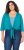Ulla Popken Versatile Surplice Wrap Tie Hem Bolero Top Teal - Tricouri - 