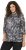 Ulla Popken Mesh Butterfly Wing Layered Tee Black - Tricouri - 