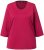 Ulla Popken Decorative Seam Short Sleeve Tee Red - Tricouri - 
