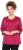 Ulla Popken Decorative Seam Short Sleeve Tee Red - Tricouri - 