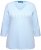 Ulla Popken Country Lettered 3/4 Sleeve Tee Soft Light Blue - Tricouri imprimate pentru femei - 