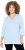 Ulla Popken Country Lettered 3/4 Sleeve Tee Soft Light Blue - Tricouri imprimate pentru femei - 
