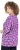 Ulla Popken Snowflake Print 3/4 Sleeve A-Line Tee Dark Purple - Tricouri imprimate pentru femei - 
