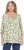 Ulla Popken Scribble Print Square Neck 3/4 Sleeve Tee Sage Green - Tricouri imprimate pentru femei - 