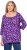 Ulla Popken Scribble Print Square Neck 3/4 Sleeve Tee Violet - Tricouri imprimate pentru femei - 