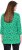 Ulla Popken Graphic Flower A-Line 3/4 Sleeve Tee Moss Green - Tricouri - 
