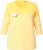 Ulla Popken Paper Boat Print 3/4 Sleeve Tee Sun Yellow - Tricouri imprimate pentru femei - 