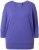 Ulla Popken Quick Drying Batwing Sleeve Tee Blueberry - Tricouri imprimate pentru femei - 