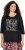 Ulla Popken Timeless Love 3/4 Sleeve Graphic Tee - Tricouri - 