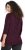 Ulla Popken Mixed Pattern Stripe 3/4 Sleeve Tee Black - Tricouri imprimate pentru femei - 