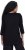Ulla Popken Flower Epaulet 3/4 Sleeve Top Black - Tricouri imprimate pentru femei - 