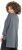 Ulla Popken 87 Applique Oversized Long Sleeve Tee Graphite Grey - Tricouri - 