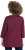 Ulla Popken Flower Print 3/4 Sleeve Tee Dark Ruby - Tricouri - 