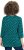 Ulla Popken Flower Print 3/4 Sleeve Tee Teal Green - Tricouri - 
