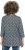 Ulla Popken Graphic Print Pleated 3/4 Sleeve Tee Atlantic Blue - Tricouri - 