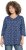 Ulla Popken Graphic Print Pleated 3/4 Sleeve Tee Blue - Tricouri - 