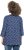 Ulla Popken Graphic Print Pleated 3/4 Sleeve Tee Blue - Tricouri - 