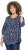 Ulla Popken Ribbon Print 3/4 Sleeve Asymmetric Tee Navy - Tricouri imprimate pentru femei - 