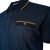 Kam Jeans 5529 AOP Mini Geo Print Polo Indigo - Tricouri polo - Tricouri Polo Bărbați Mărimi Mari