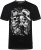 Kam Jeans 5796 Twin Gentleman Skull Print Tee Black - Tricouri - Tricouri Bărbați Mărimi Mari