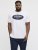 Jack & Jones Dover Denim O-Neck T-Shirt White - Tricouri - Tricouri Bărbați Mărimi Mari